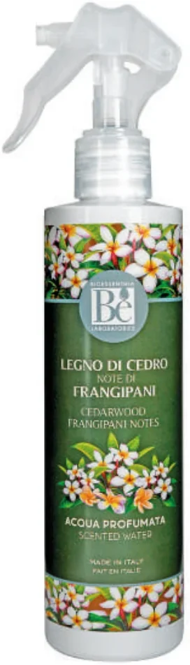 Acqua profumata corpo Bioessenthia Legno di Cedro e Frangipani